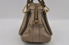 Authentic Chloe Paraty Small 2Way Shoulder Hand Bag Purse Leather Beige 2735I