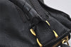 Authentic Chloe Marcie Medium Vintage Shoulder Hand Bag Leather Black 2737I