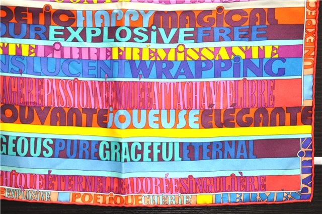 Authentic HERMES Petit Carre 40 Scarf Handkerchief 