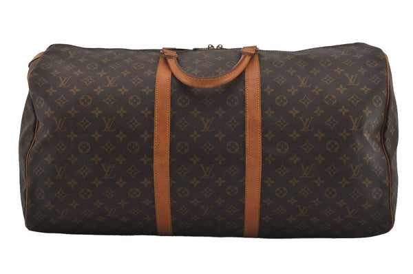 Authentic Louis Vuitton Monogram Keepall 60 Travel Boston Bag M41422 LV 2739I