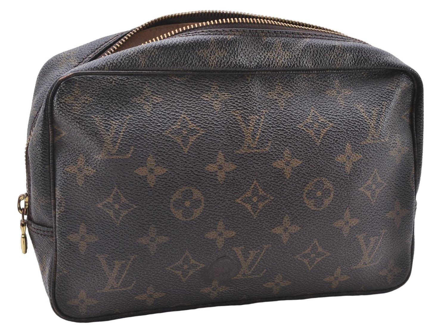 Auth Louis Vuitton Monogram Trousse Toilette 23 Clutch Bag M47524 LV Junk 2740E