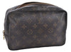 Auth Louis Vuitton Monogram Trousse Toilette 23 Clutch Bag M47524 LV Junk 2740E