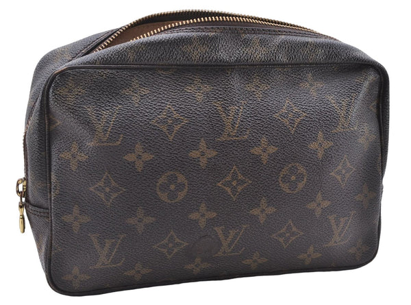 Auth Louis Vuitton Monogram Trousse Toilette 23 Clutch Bag M47524 LV Junk 2740E