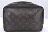 Auth Louis Vuitton Monogram Trousse Toilette 23 Clutch Bag M47524 LV Junk 2740E