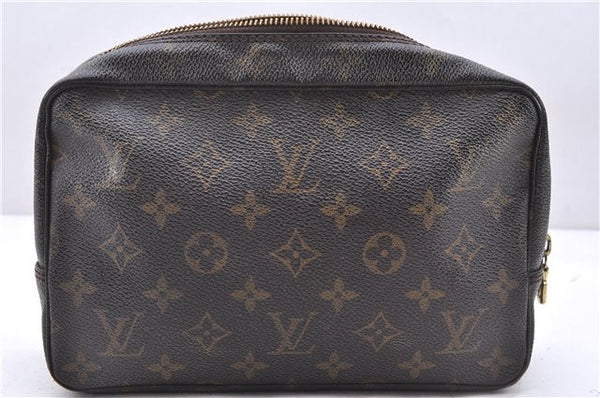 Auth Louis Vuitton Monogram Trousse Toilette 23 Clutch Bag M47524 LV Junk 2740E