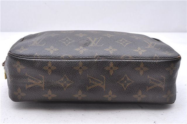 Auth Louis Vuitton Monogram Trousse Toilette 23 Clutch Bag M47524 LV Junk 2740E
