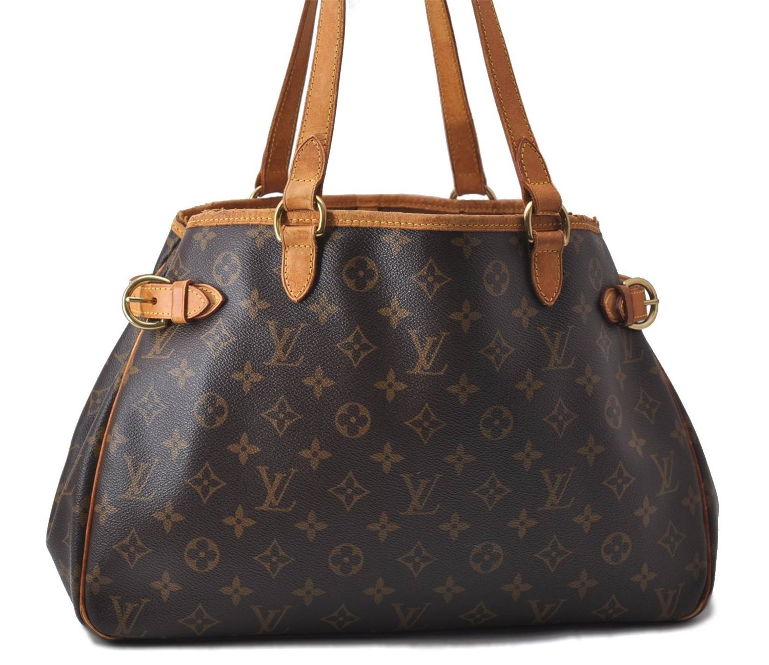 Authentic Louis Vuitton Monogram Batignolles Horizontal Tote Bag M51154 LV 2741D