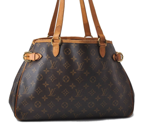 Authentic Louis Vuitton Monogram Batignolles Horizontal Tote Bag M51154 LV 2741D