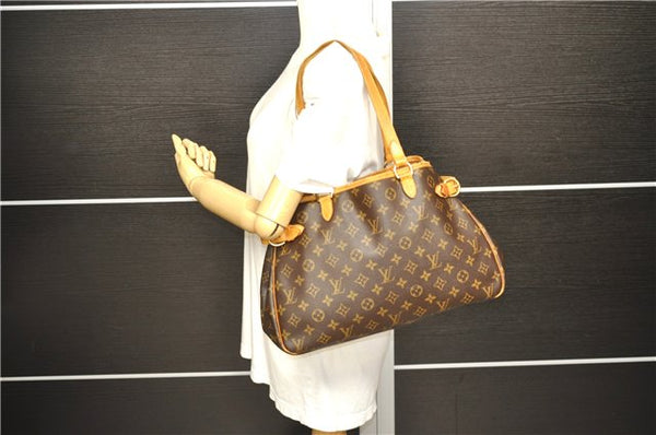 Authentic Louis Vuitton Monogram Batignolles Horizontal Tote Bag M51154 LV 2741D