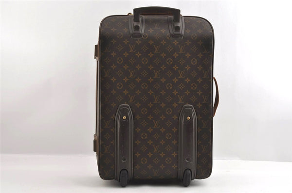 Authentic Louis Vuitton Monogram Pegase 55 Travel Suitcase M23294 LV Junk 2741I