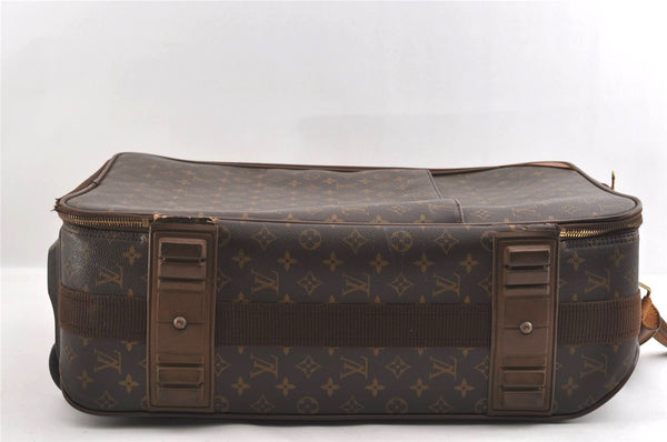 Authentic Louis Vuitton Monogram Pegase 55 Travel Suitcase M23294 LV Junk 2741I