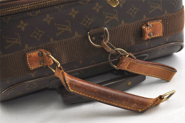 Authentic Louis Vuitton Monogram Pegase 55 Travel Suitcase M23294 LV Junk 2741I