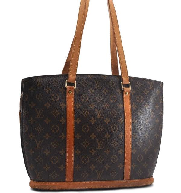Authentic Louis Vuitton Monogram Babylone Shoulder Tote Bag M51102 LV 2742D