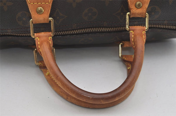 Authentic Louis Vuitton Monogram Speedy 30 Hand Boston Bag M41526 LV Junk 2743I