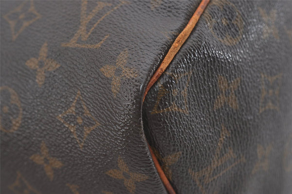 Authentic Louis Vuitton Monogram Speedy 30 Hand Boston Bag M41526 LV Junk 2743I