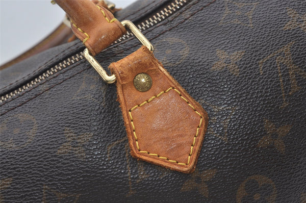 Authentic Louis Vuitton Monogram Speedy 30 Hand Boston Bag M41526 LV Junk 2743I
