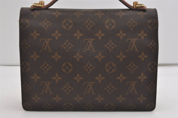 Authentic Louis Vuitton Monogram Monceau 2Way Shoulder Bag M51187 Junk 2745I