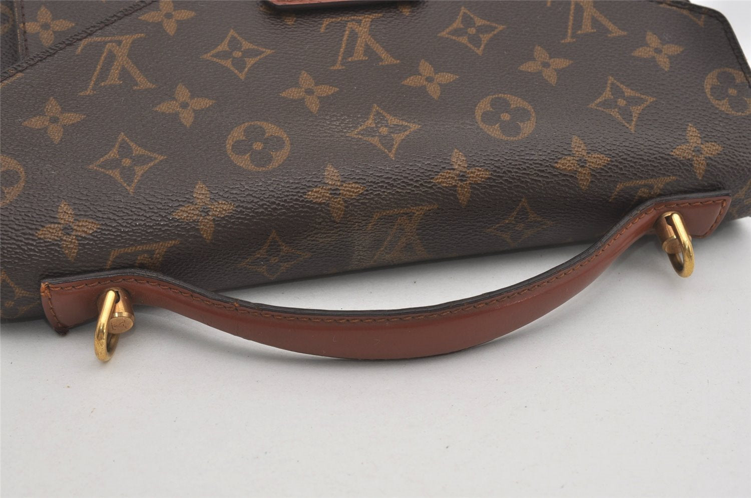 Authentic Louis Vuitton Monogram Monceau 2Way Shoulder Bag M51187 Junk 2745I