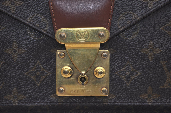 Authentic Louis Vuitton Monogram Monceau 2Way Shoulder Bag M51187 Junk 2745I