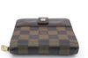 Authentic Louis Vuitton Damier Compact Zip Bifold Wallet Purse N61668 LV 2747E