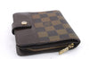 Authentic Louis Vuitton Damier Compact Zip Bifold Wallet Purse N61668 LV 2747E