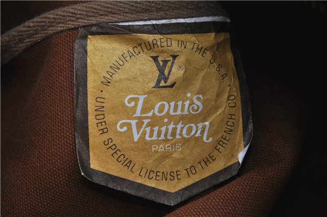 Authentic Louis Vuitton Monogram Keepall 60 Travel Boston Bag USA Model LV 2748E