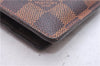 Authentic Louis Vuitton Damier Portefeuille Marco Bifold Wallet N61675 LV 2749E