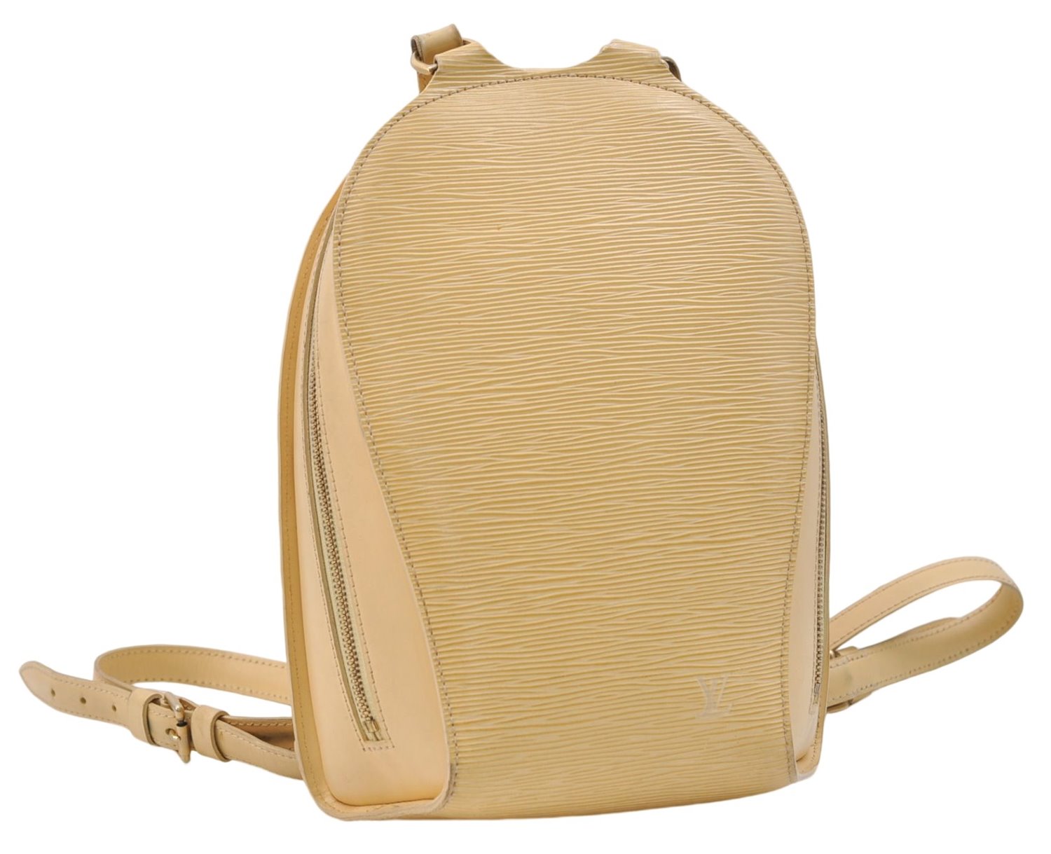 Authentic Louis Vuitton Epi Mabillon Backpack Ivory M5223A LV 2751E
