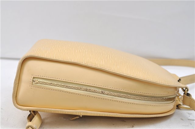 Authentic Louis Vuitton Epi Mabillon Backpack Ivory M5223A LV 2751E