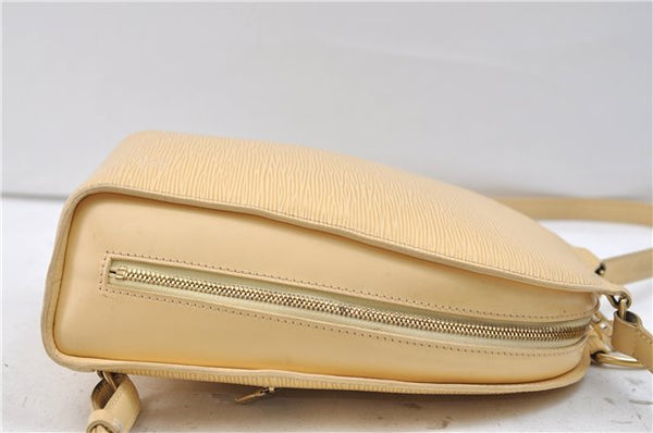 Authentic Louis Vuitton Epi Mabillon Backpack Ivory M5223A LV 2751E