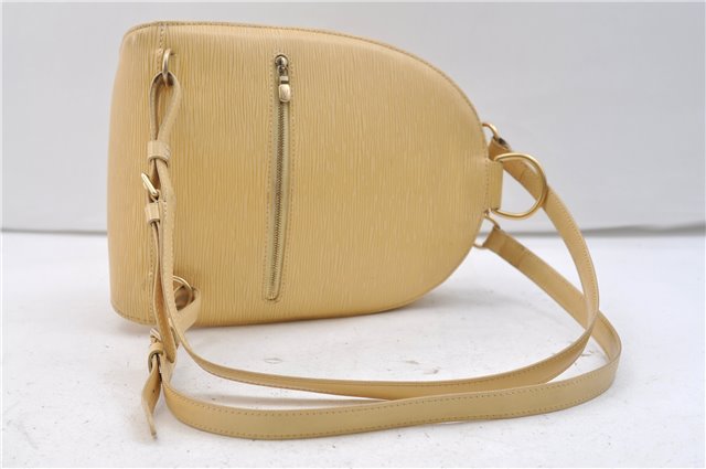 Authentic Louis Vuitton Epi Mabillon Backpack Ivory M5223A LV 2751E
