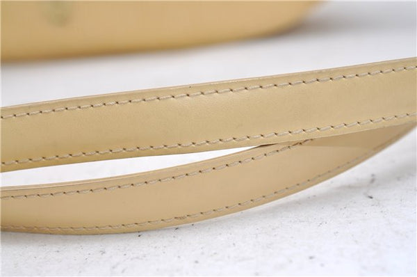 Authentic Louis Vuitton Epi Mabillon Backpack Ivory M5223A LV 2751E