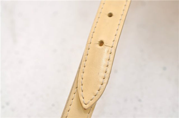 Authentic Louis Vuitton Epi Mabillon Backpack Ivory M5223A LV 2751E