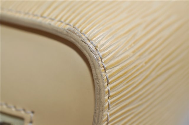 Authentic Louis Vuitton Epi Mabillon Backpack Ivory M5223A LV 2751E