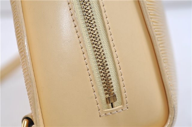 Authentic Louis Vuitton Epi Mabillon Backpack Ivory M5223A LV 2751E