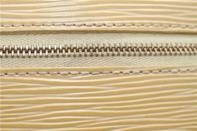 Authentic Louis Vuitton Epi Mabillon Backpack Ivory M5223A LV 2751E