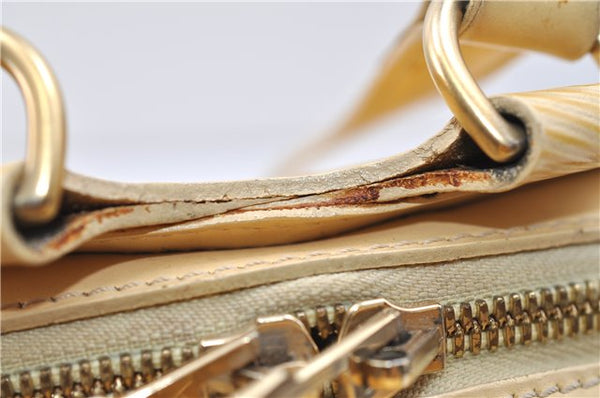 Authentic Louis Vuitton Epi Mabillon Backpack Ivory M5223A LV 2751E