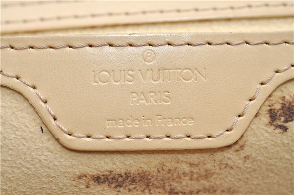 Authentic Louis Vuitton Epi Mabillon Backpack Ivory M5223A LV 2751E