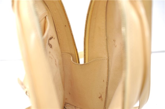 Authentic Louis Vuitton Epi Mabillon Backpack Ivory M5223A LV 2751E