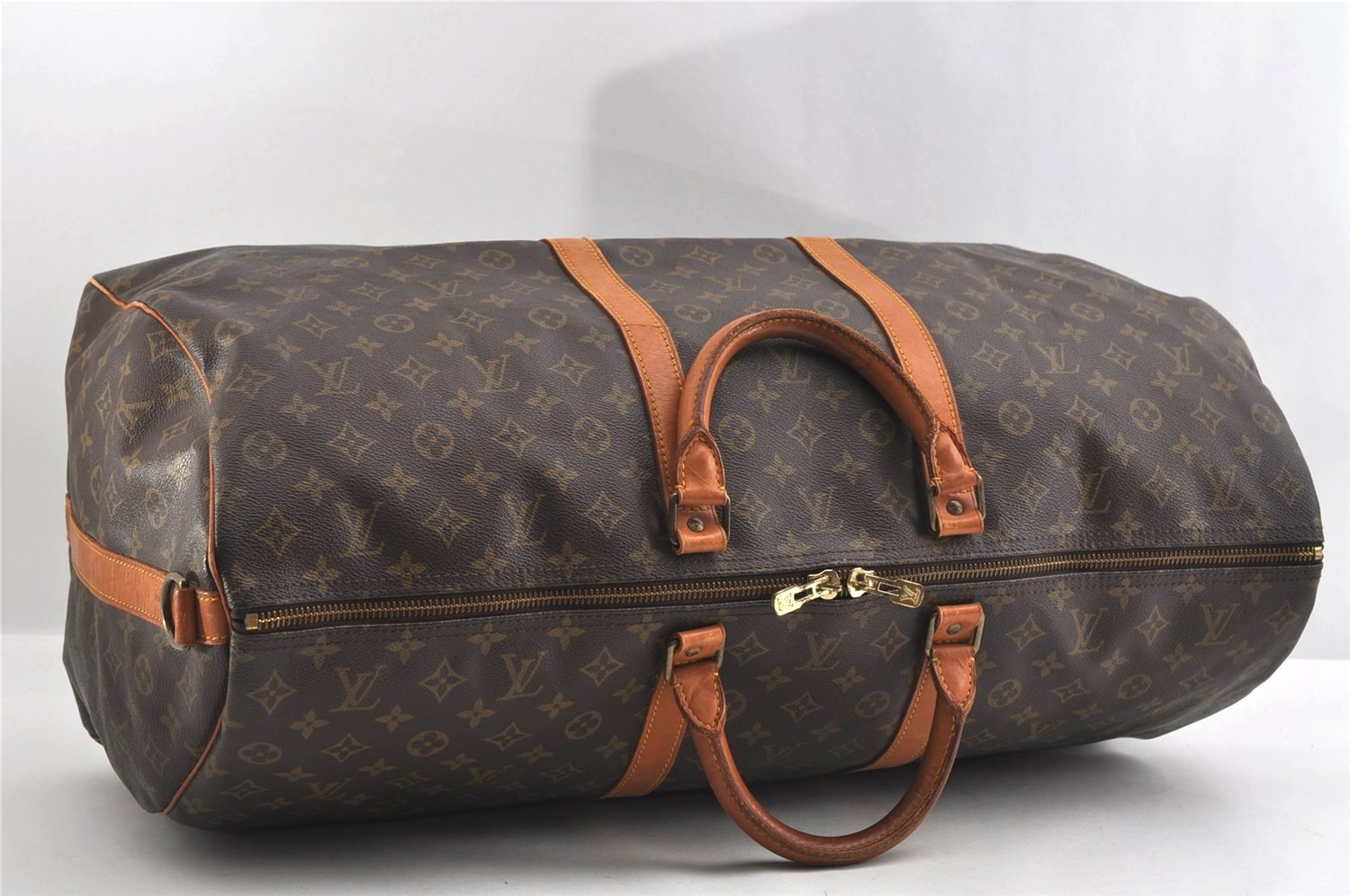 Authentic Louis Vuitton Monogram Keepall Bandouliere 60 M41412 Boston Bag 2751I