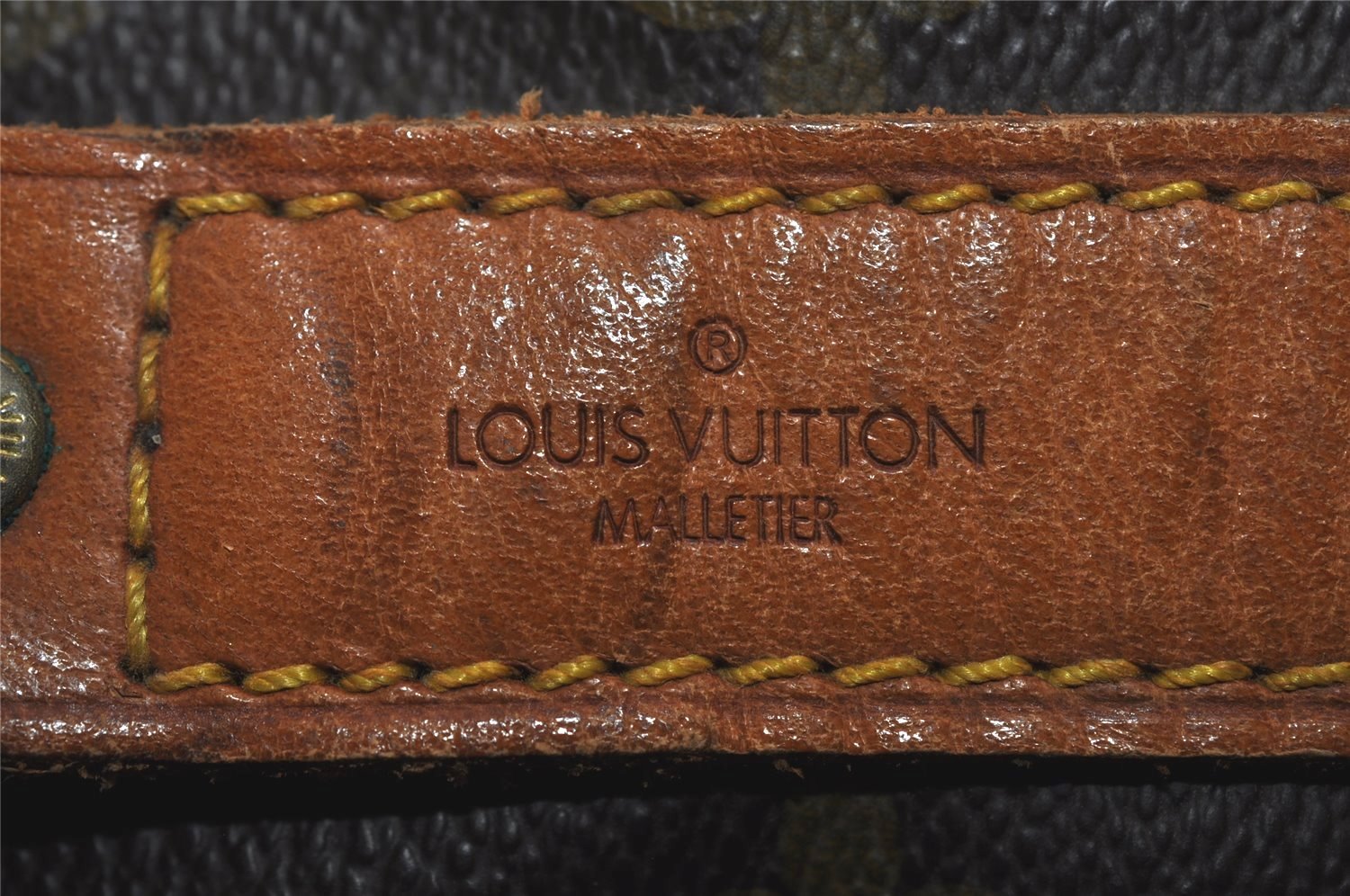 Authentic Louis Vuitton Monogram Keepall Bandouliere 60 M41412 Boston Bag 2751I