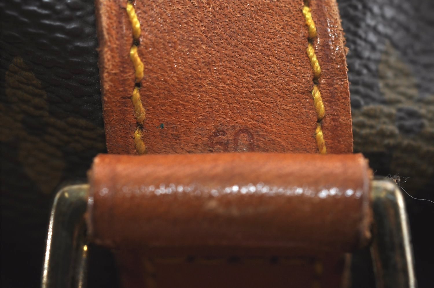 Authentic Louis Vuitton Monogram Keepall Bandouliere 60 M41412 Boston Bag 2751I