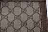 Authentic GUCCI Web Sherry Line Clutch Hand Bag GG PVC Leather Brown Junk 2753I