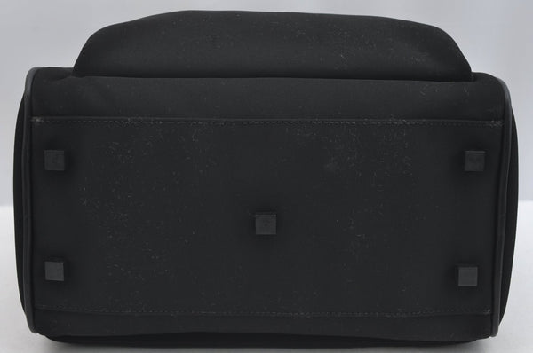 Authentic GUCCI 2Way Shoulder Hand Bag Nylon Leather 0130092 Black 2754I