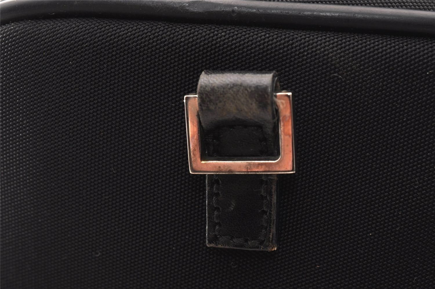 Authentic GUCCI 2Way Shoulder Hand Bag Nylon Leather 0130092 Black 2754I