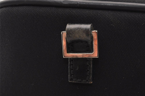 Authentic GUCCI 2Way Shoulder Hand Bag Nylon Leather 0130092 Black 2754I