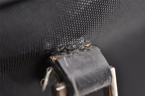 Authentic GUCCI 2Way Shoulder Hand Bag Nylon Leather 0130092 Black 2754I