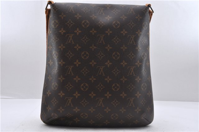 Authentic Louis Vuitton Monogram Musette Shoulder Cross Body Bag M51256 LV 2755D