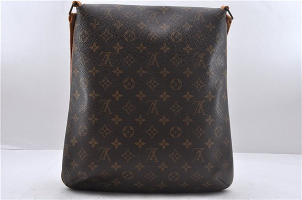 Authentic Louis Vuitton Monogram Musette Shoulder Cross Body Bag M51256 LV 2755D