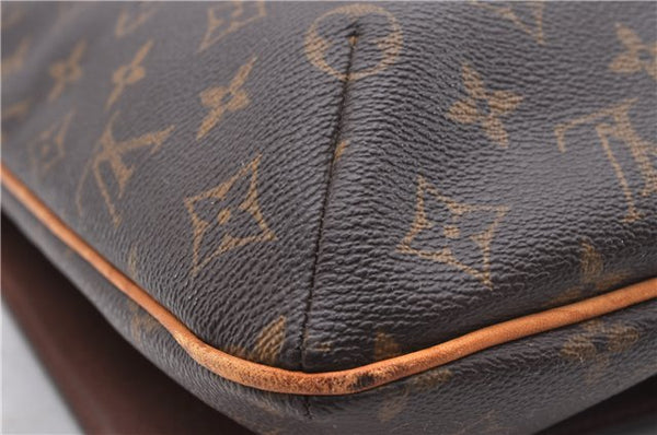 Authentic Louis Vuitton Monogram Musette Shoulder Cross Body Bag M51256 LV 2755D